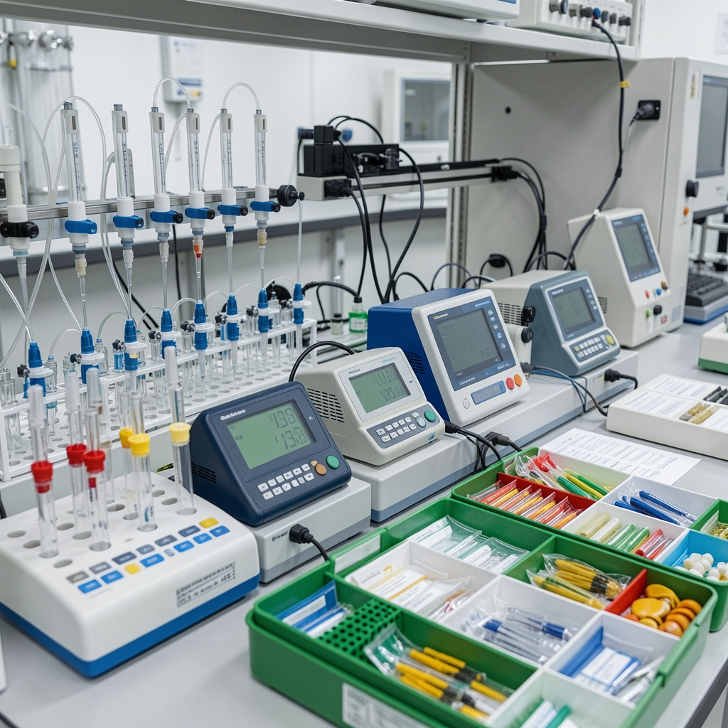 Scientific laboratory testing equipment and quality control